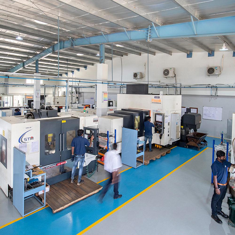 Modern manufacturing facility